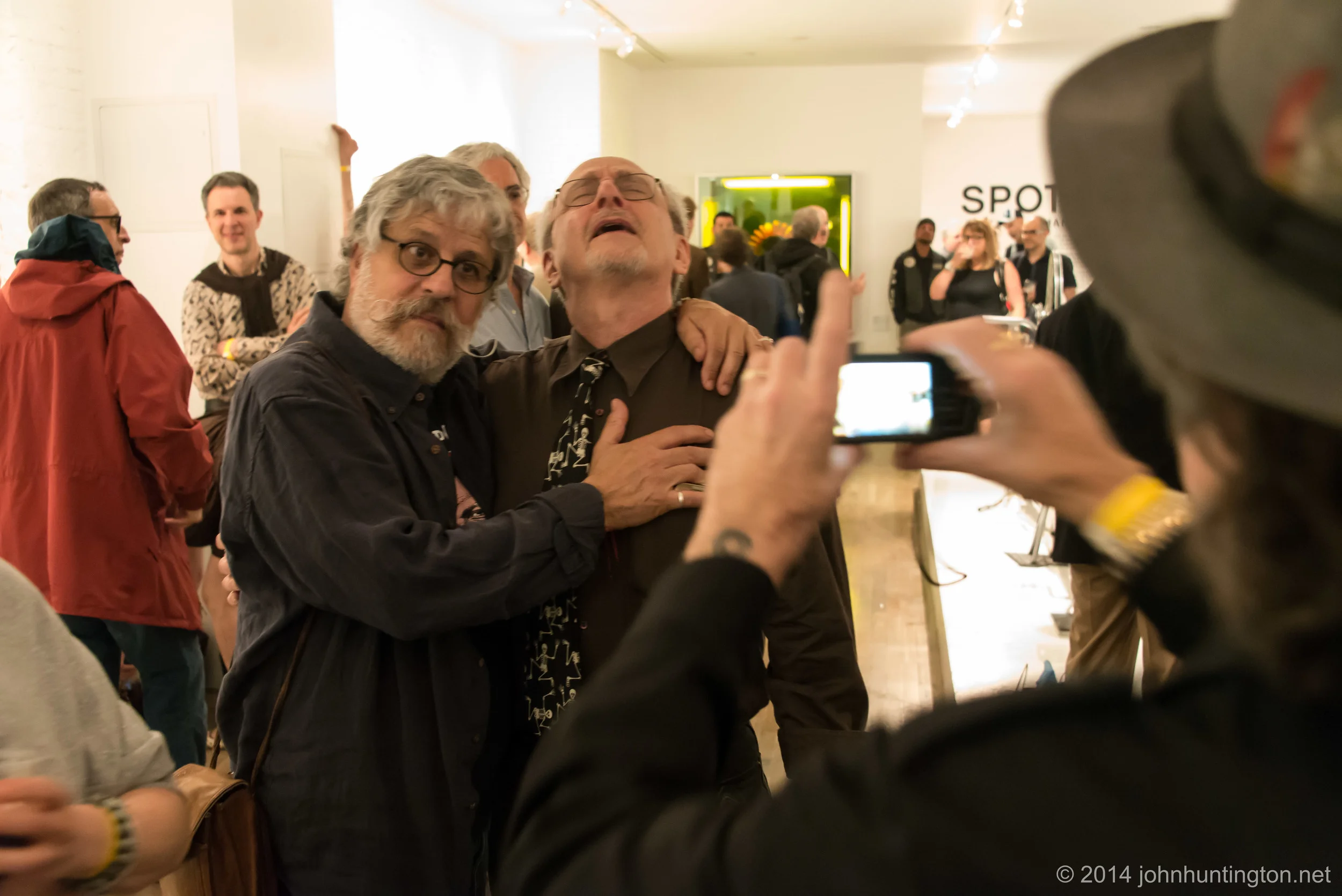 Cousins Albert (left) and Richard Jaccoma. Richard ran Screw magazine.