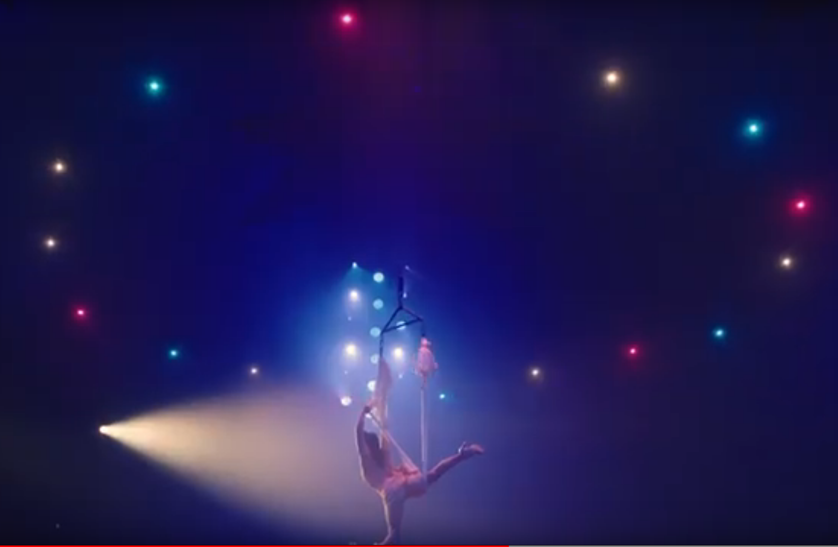 Screen grab from Circus Knie youtube video