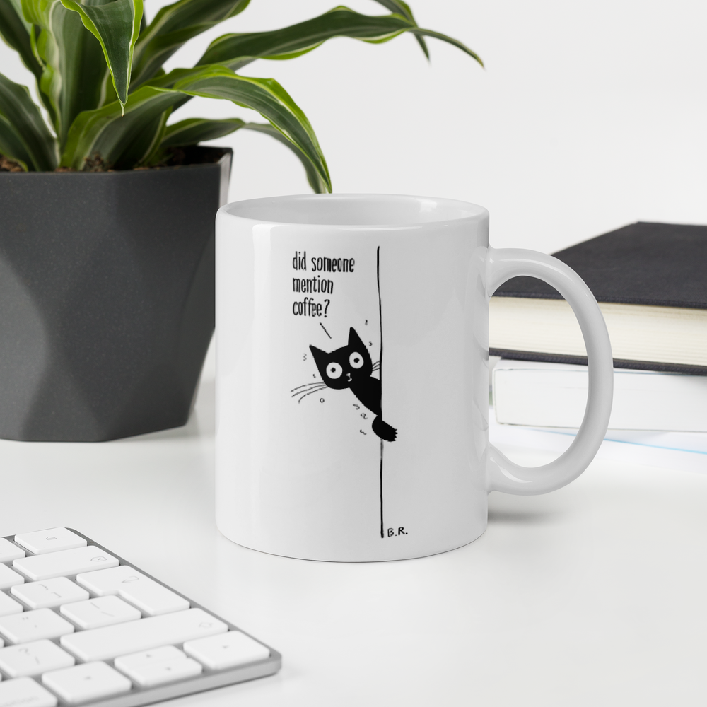 11 oz Cat Wants Coffee Mug