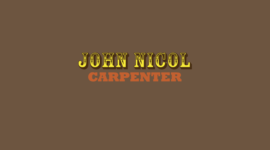  John Nicol&nbsp;Logo / Brand Design 