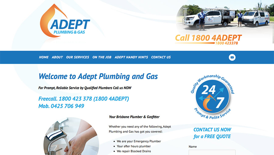 Adept Plumbing and Gas