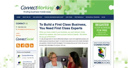 Connectworking Website Updates