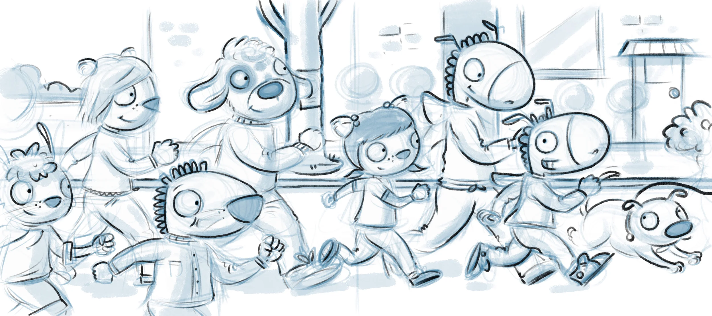 Sketch from Percy's Neighborhood