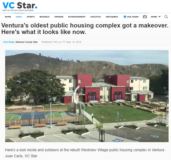 Ventura's oldest public housing complex got a makeover. Here's what it looks like now.
