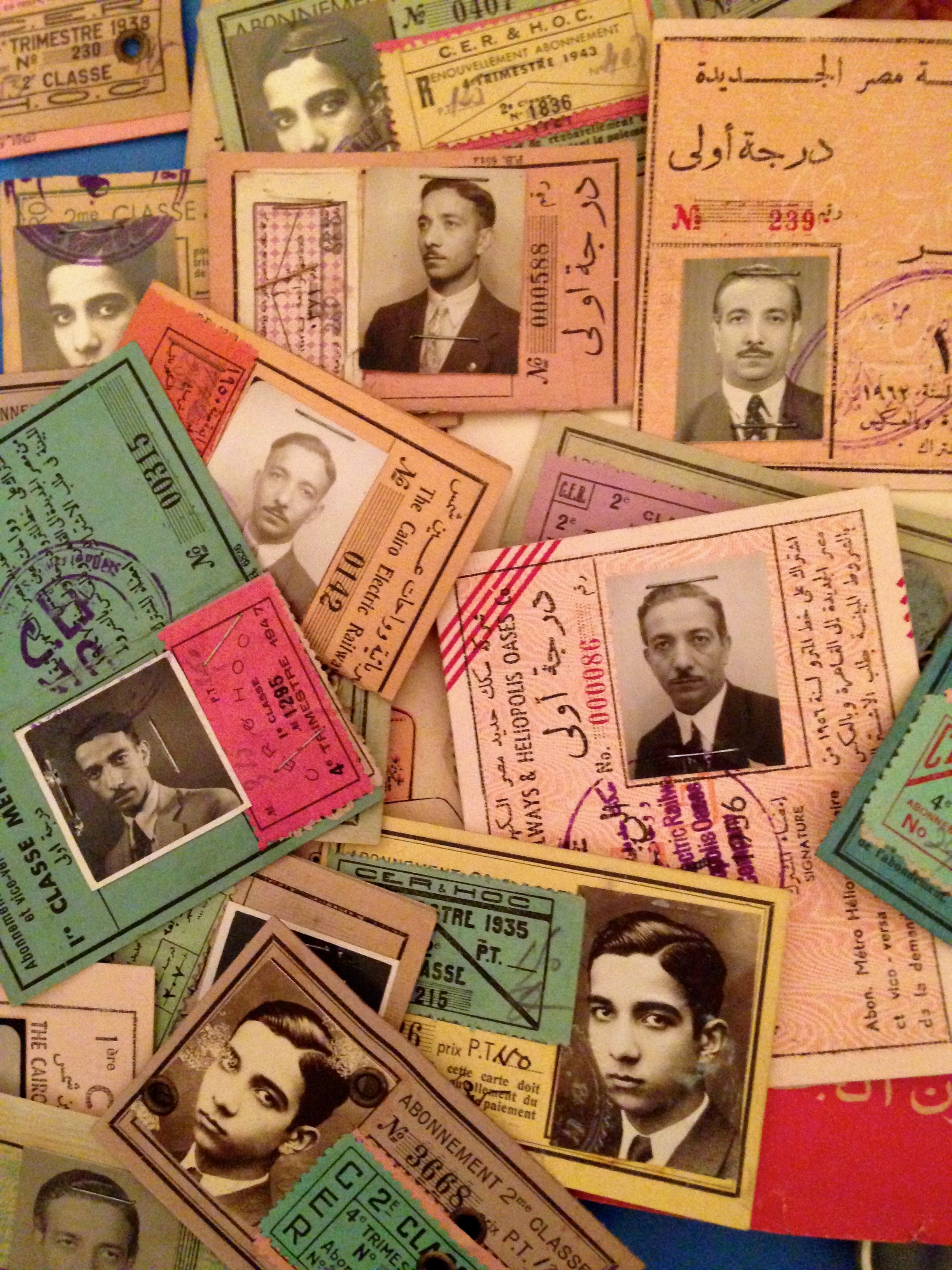 Mint condition bus passes, spawning decades, owned by one obsessive-compulsive Egyptian citizen, and now by my friend and collector Amgad Naguib.&nbsp;