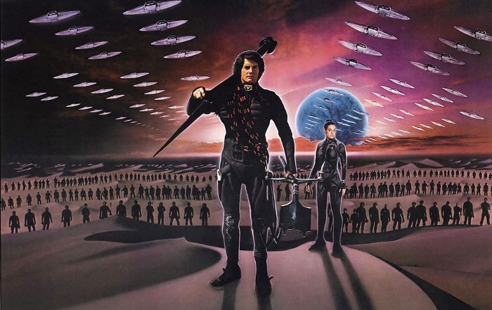 David Lynch's unjustly maligned (and actually quite good) 1984 adaption of Dune.