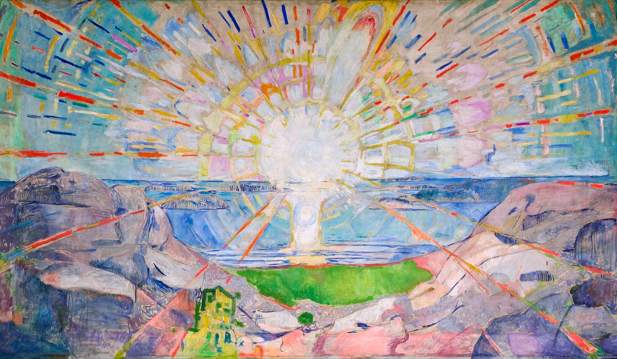 EDVARD MUNCH - SOLEN , 1912