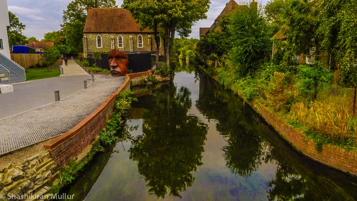 River Stour by the Marlowe Theatre, Canterbury