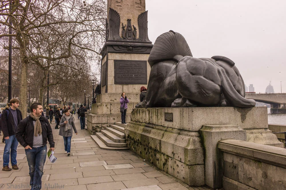 Cleopatra's Needle at the Victoria Embankment, London