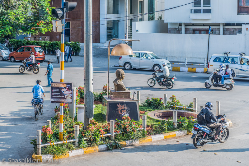 Bust of the late Vittal Mallya, founder chairman of United Breweries Limited