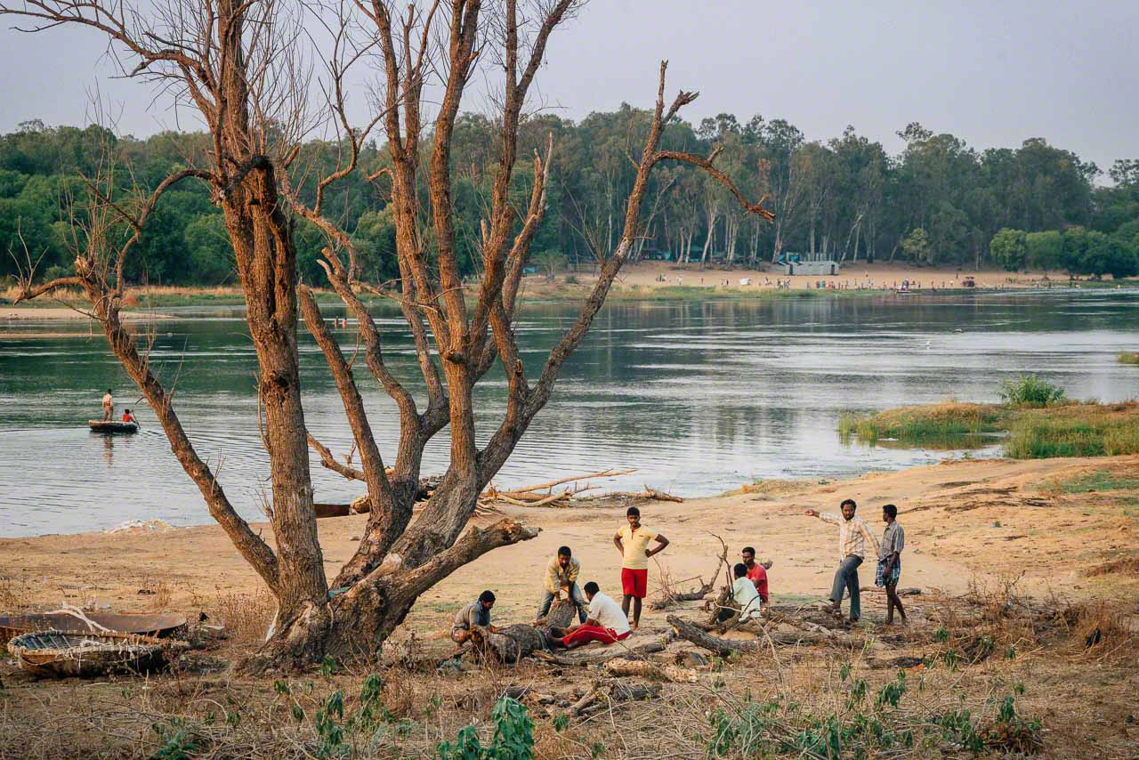 Upstream Kaveri, where some water flowed…