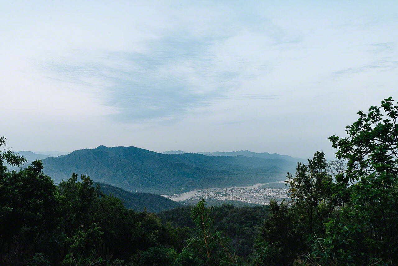 Rishikesh Town in the Valley