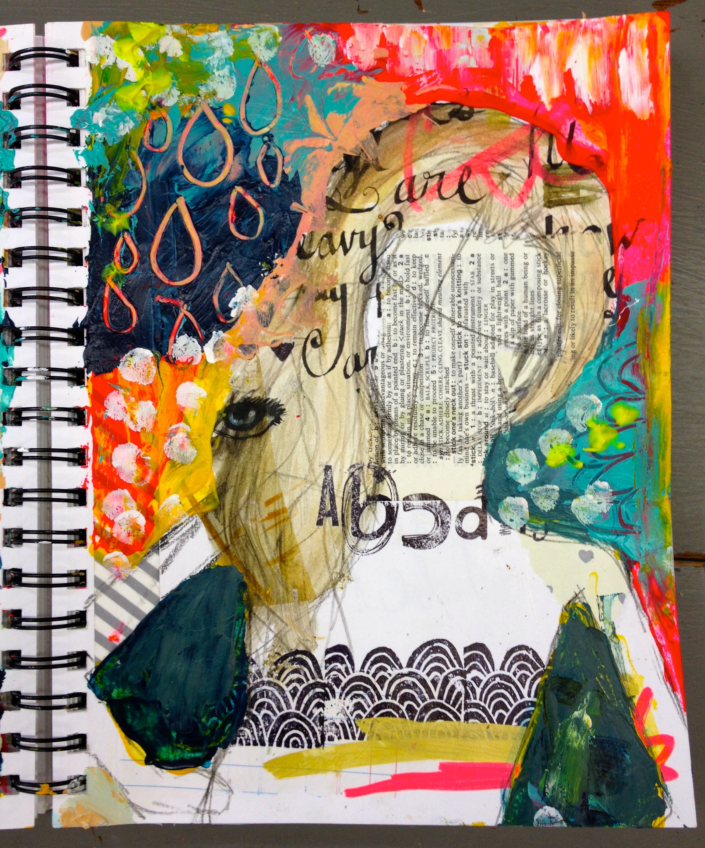 Mixed Media Art Journal Page #4 