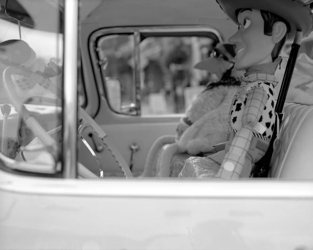 What car show would be complete without a star of the show? Image taken with Mamiya RB67 + Fujifilm Acros Neopan 100 and developed in Ilford Ilfosol 3.