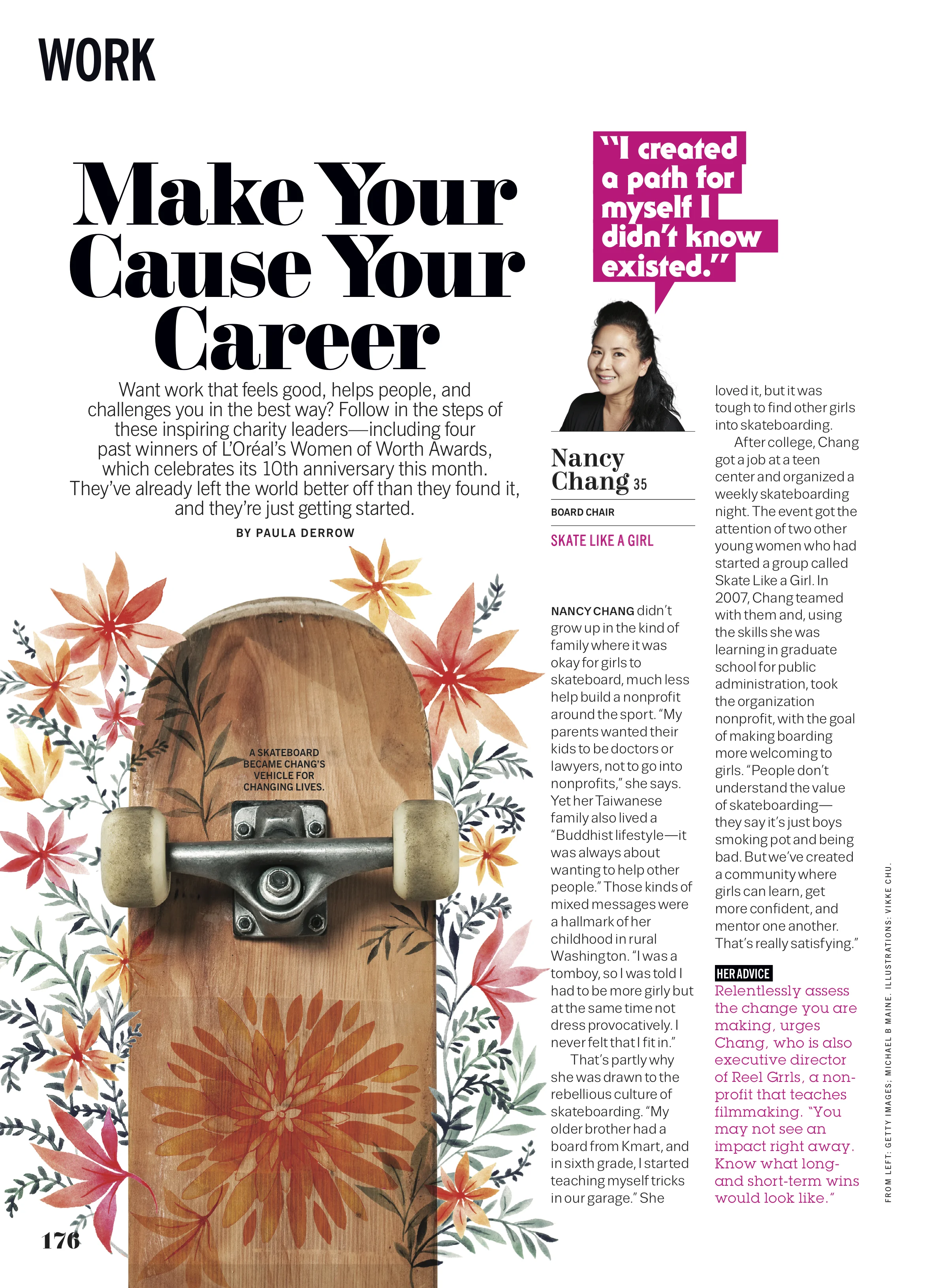 Cosmopolitan Magazine. December 2015 Issue. Page 176.