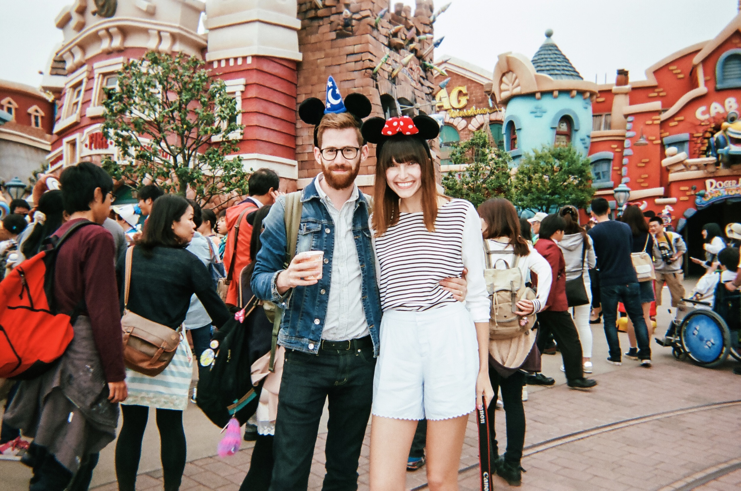 Here we are in Toontown, in Disneyland Tokyo
