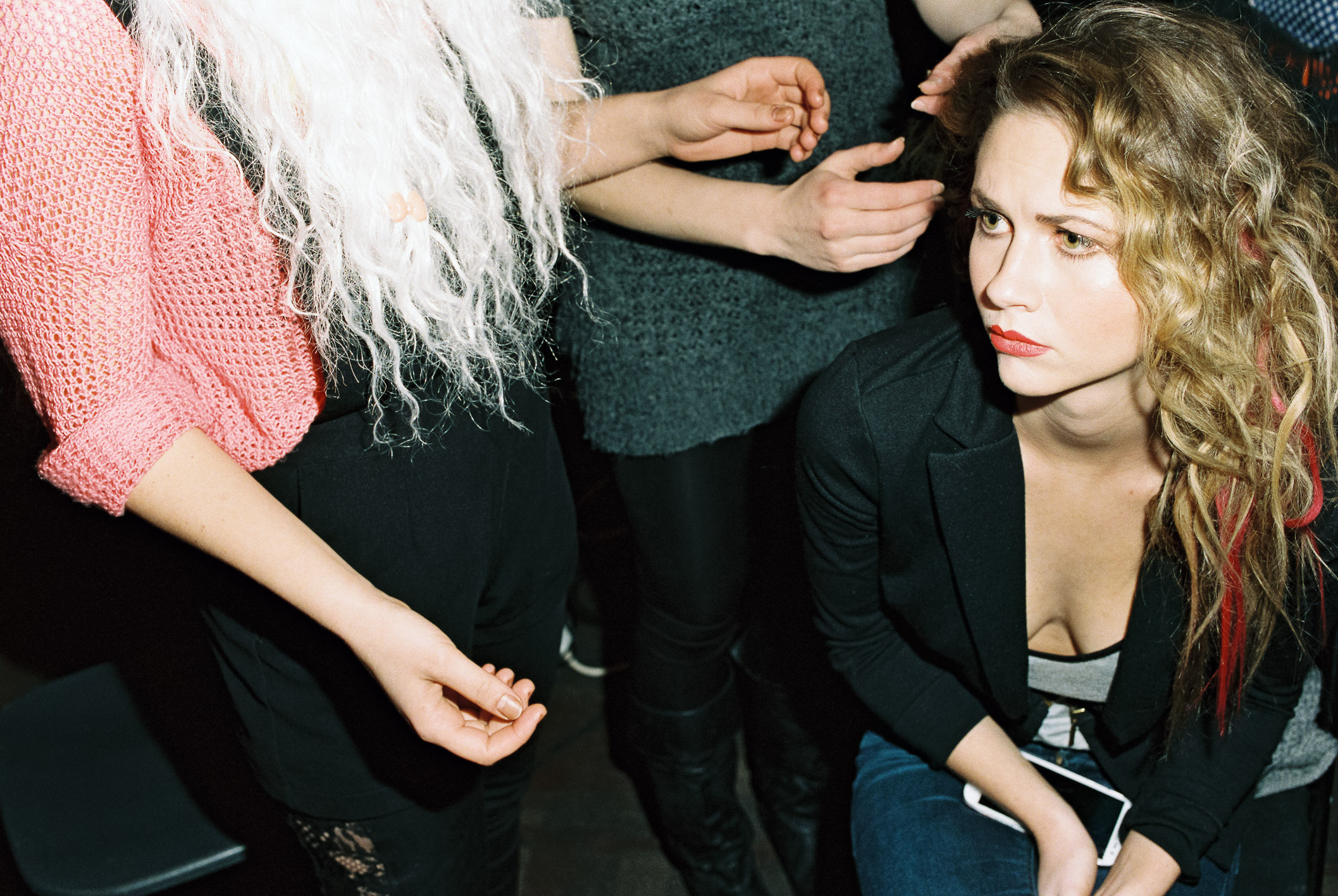 Backstage at Calgary Fashion shows