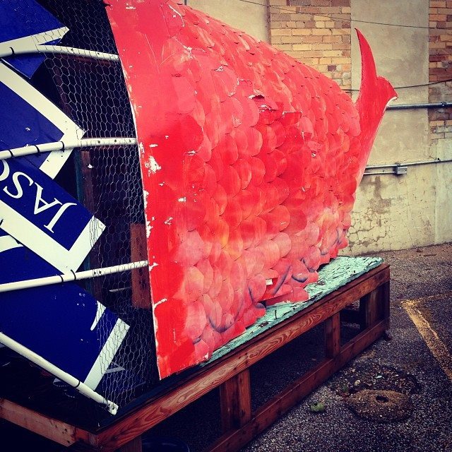 Big Fish ~ Lockhart, Texas © 2013 Skip Hunt