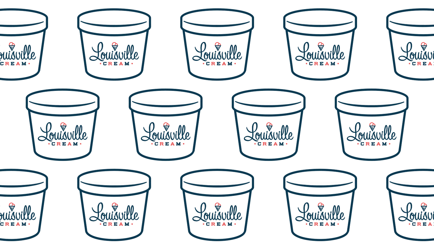 LC Cone Logo T-Shirt — Louisville Cream