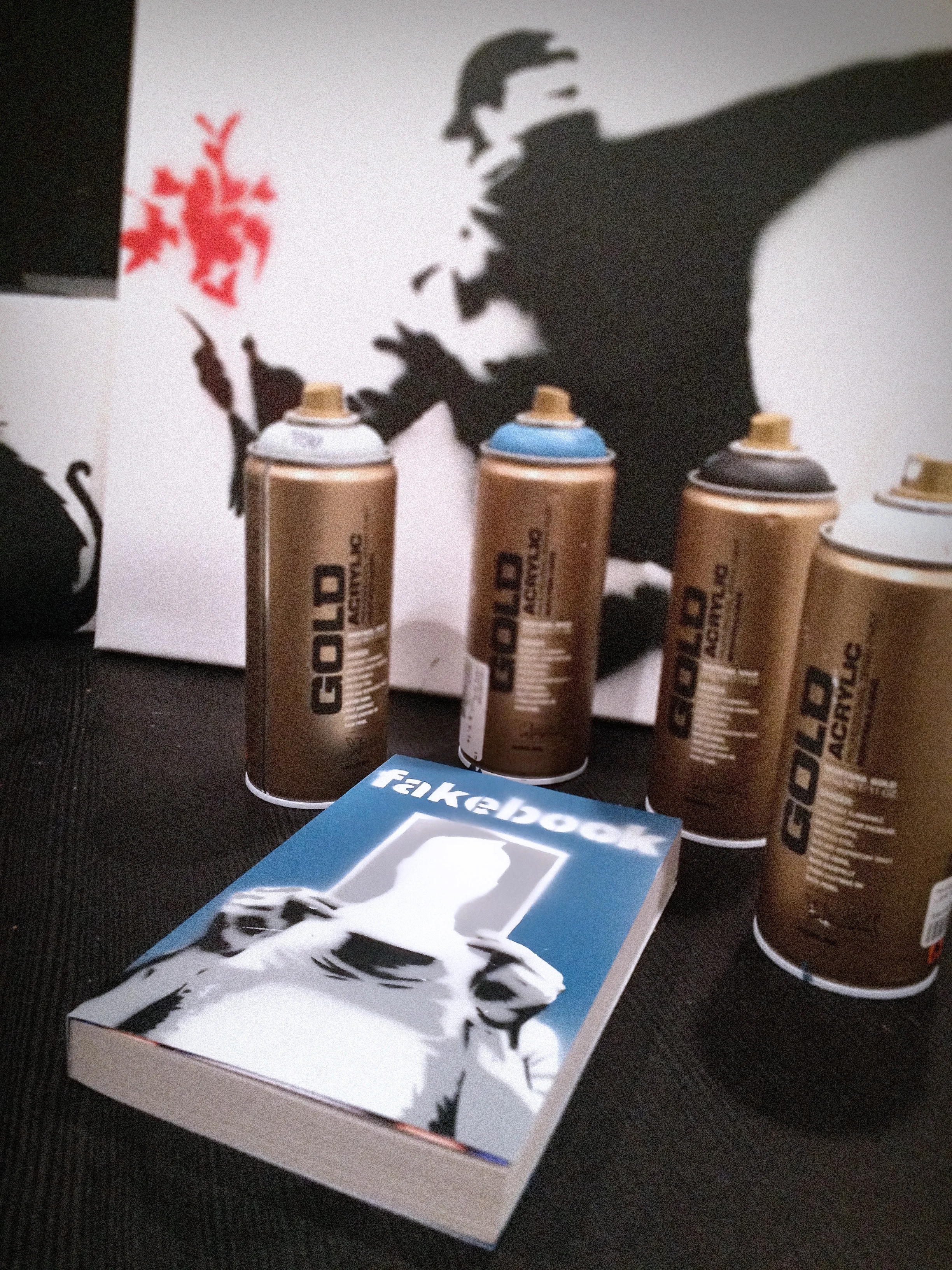 Win Original Art: The Fake Banksy Edition of Fakebook!