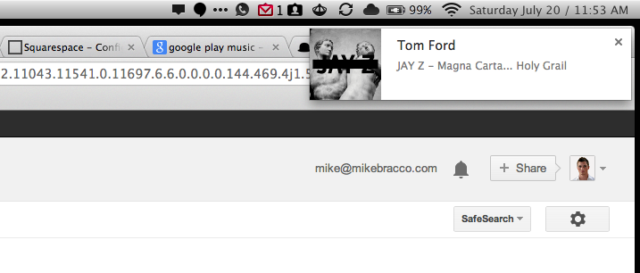 Chrome Beta 29 Notification Center