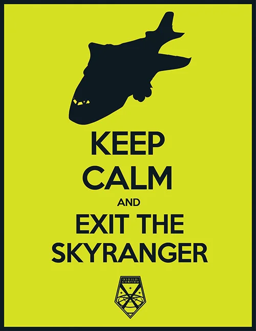 Keep Calm Exit Skyranger