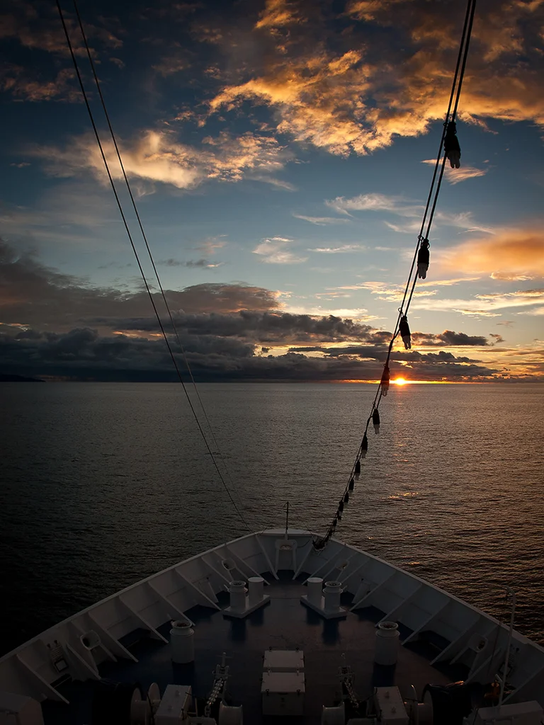 Sunset in McClure gulf