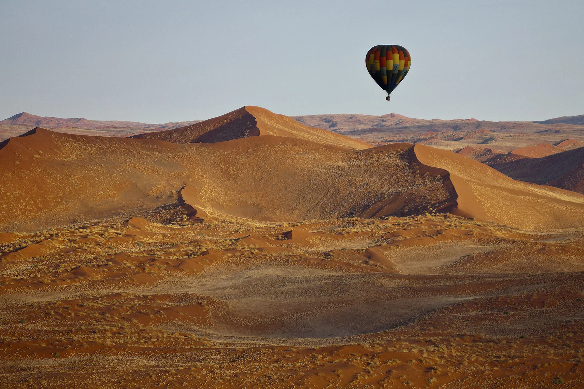 Ballooning over the Dunes