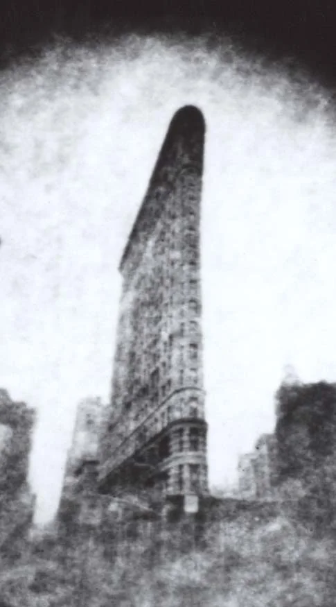 An enlargement of the Flatiron Building photograph
