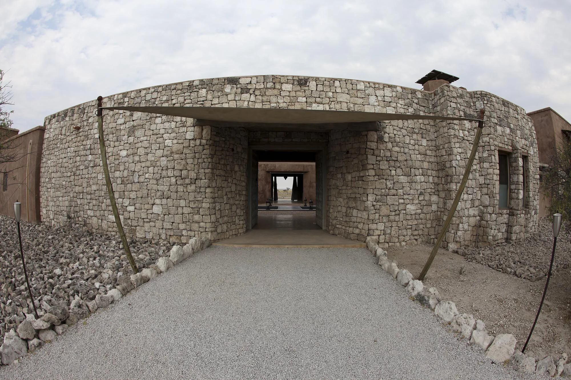 The main entrance for the Fort)