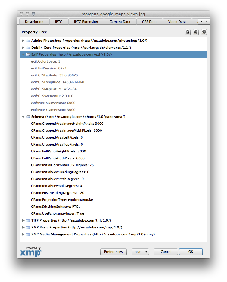 File Info in Photoshop