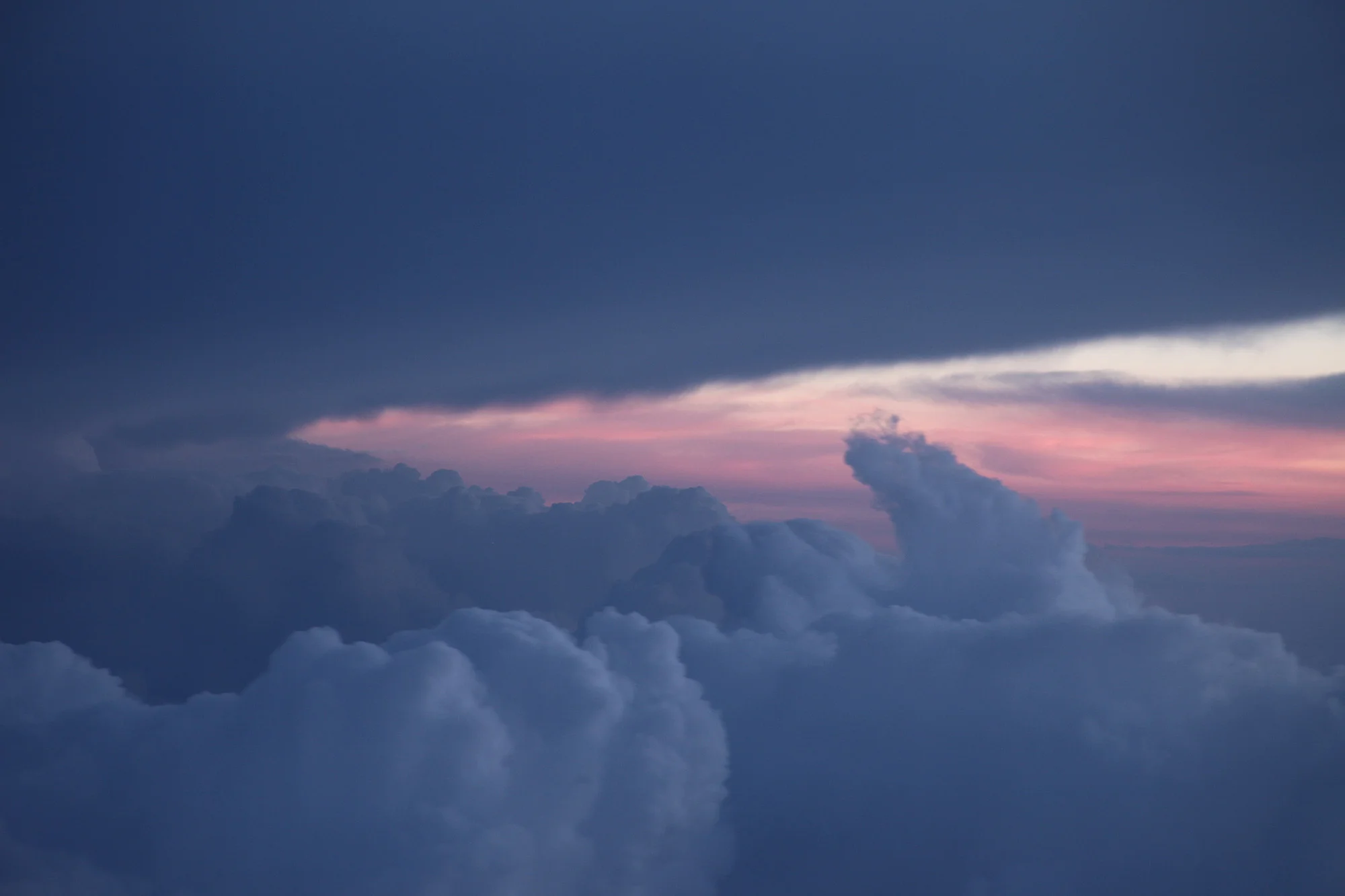Thunderstorm over Johannesburg on our flight to Namibia