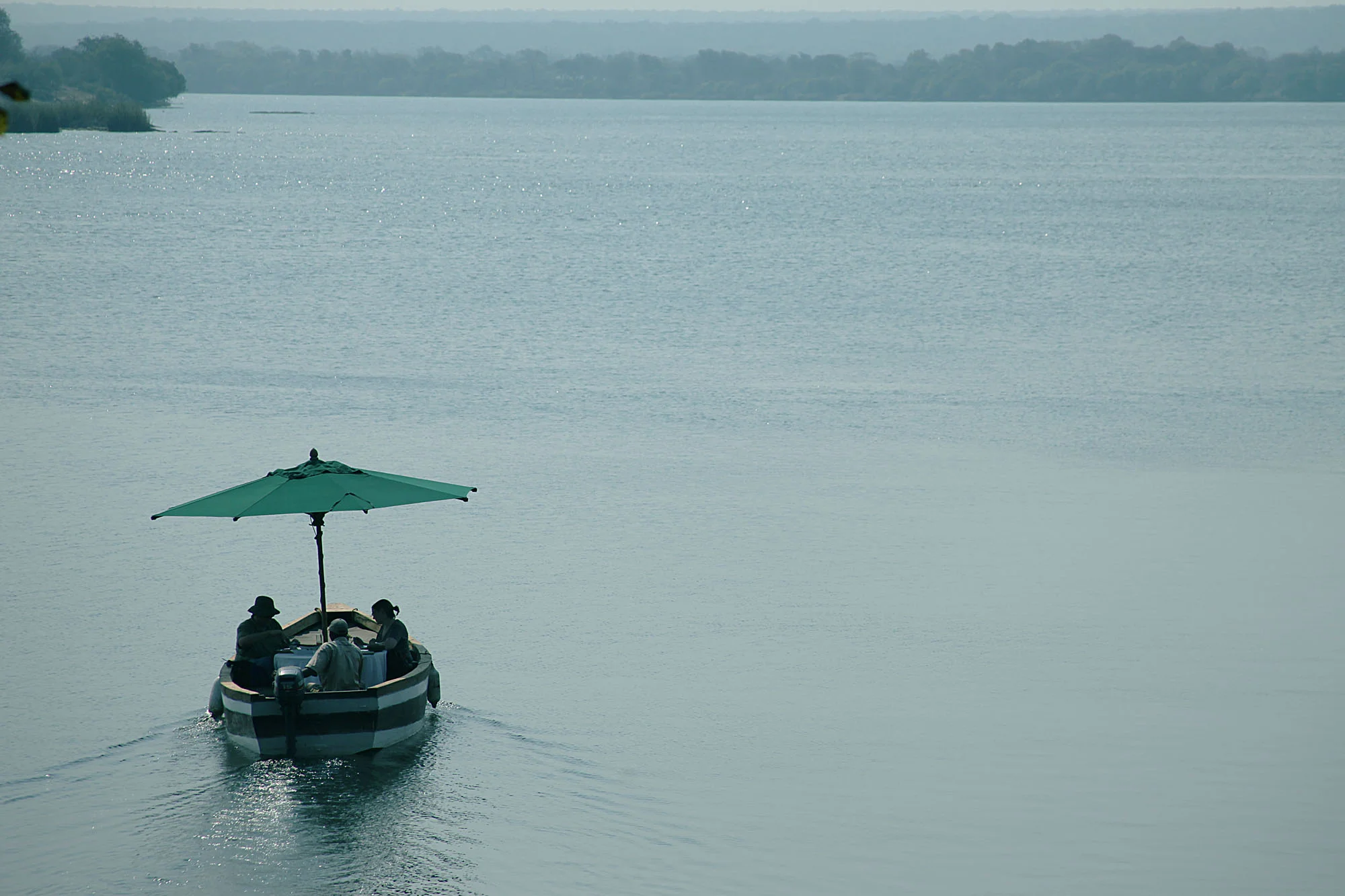 Afternoon tea, Tongabezi style, on the Zambesi River