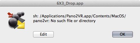 #1. Error message when launching app