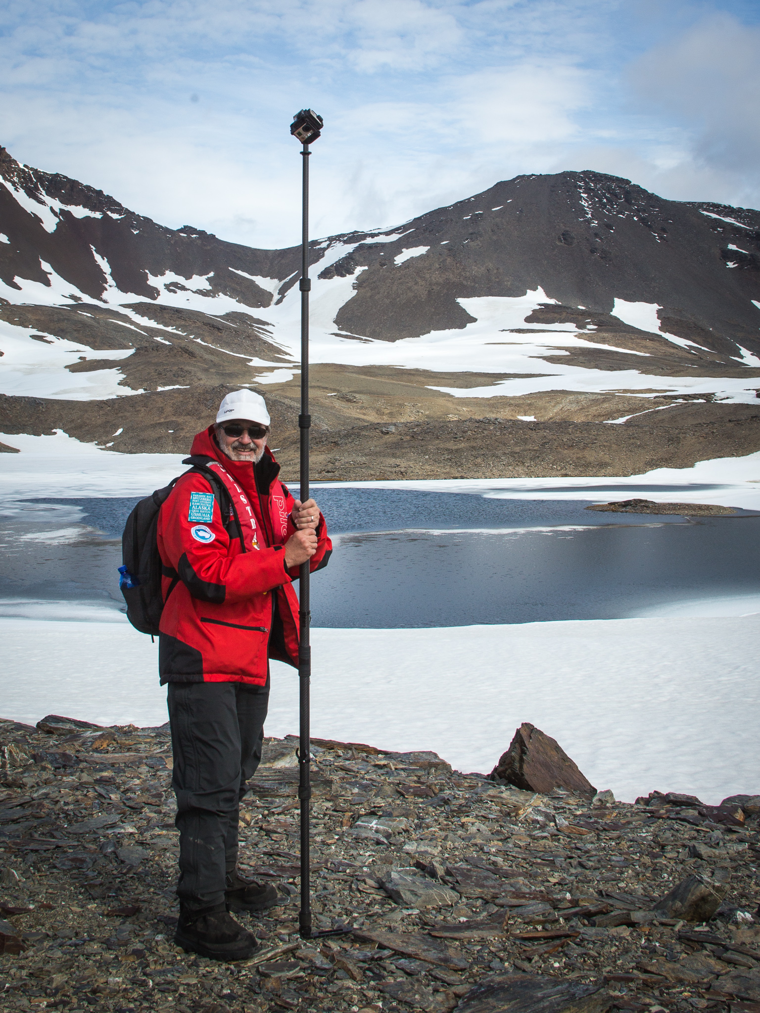 Tony at the summit lake