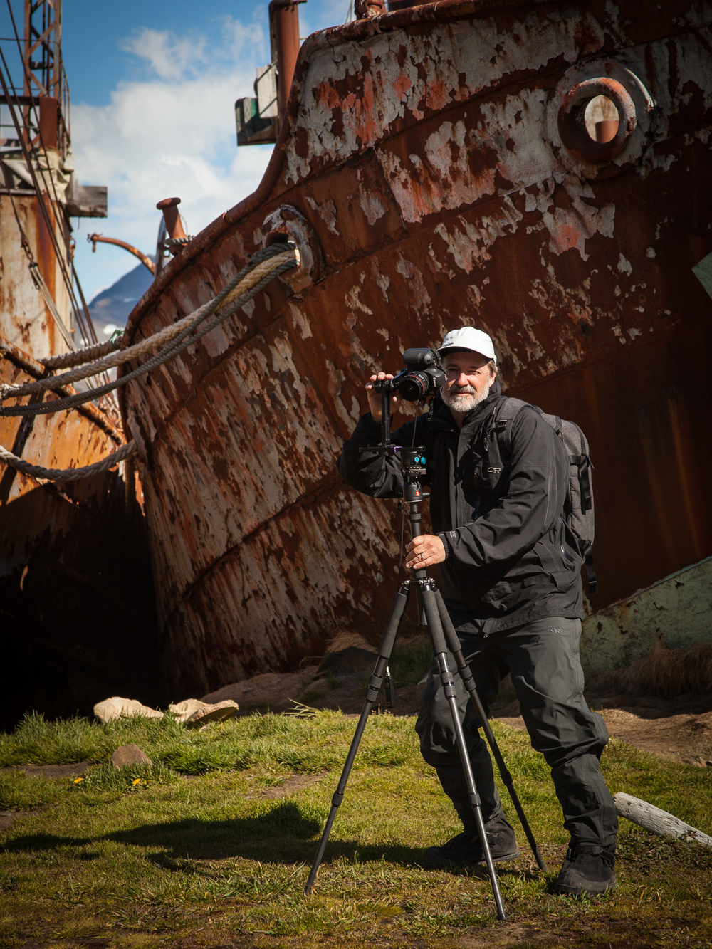 Tony setting up to shoot a 360˚