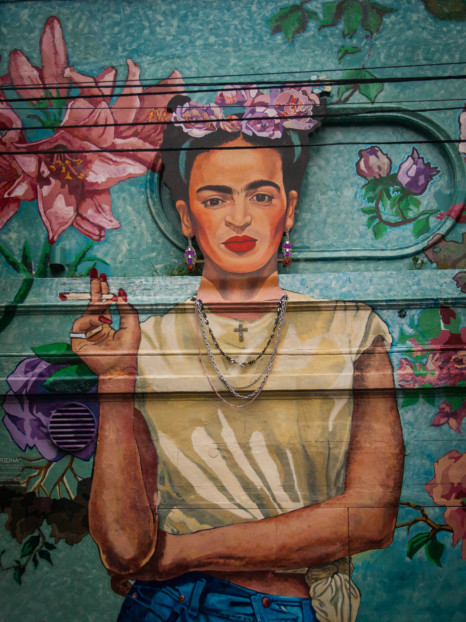 Frida Kahlo mural 