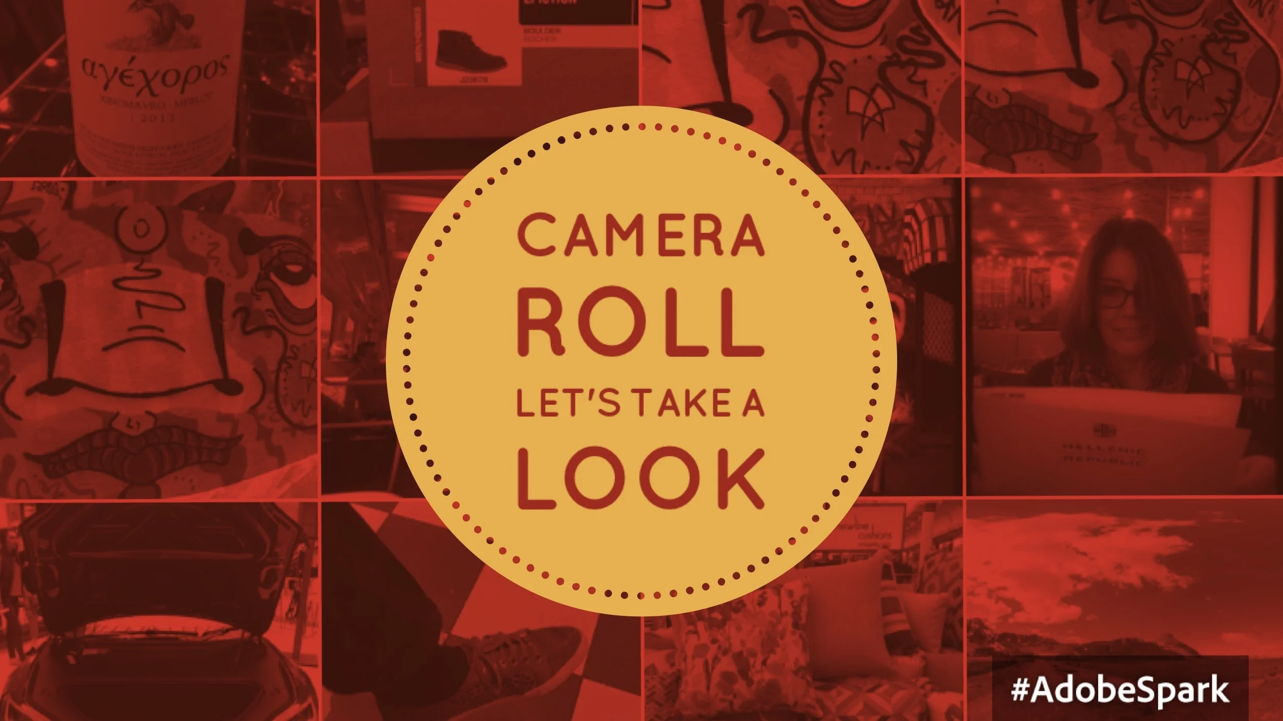 Adobe Creative Cloud Express - Camera Roll Project
