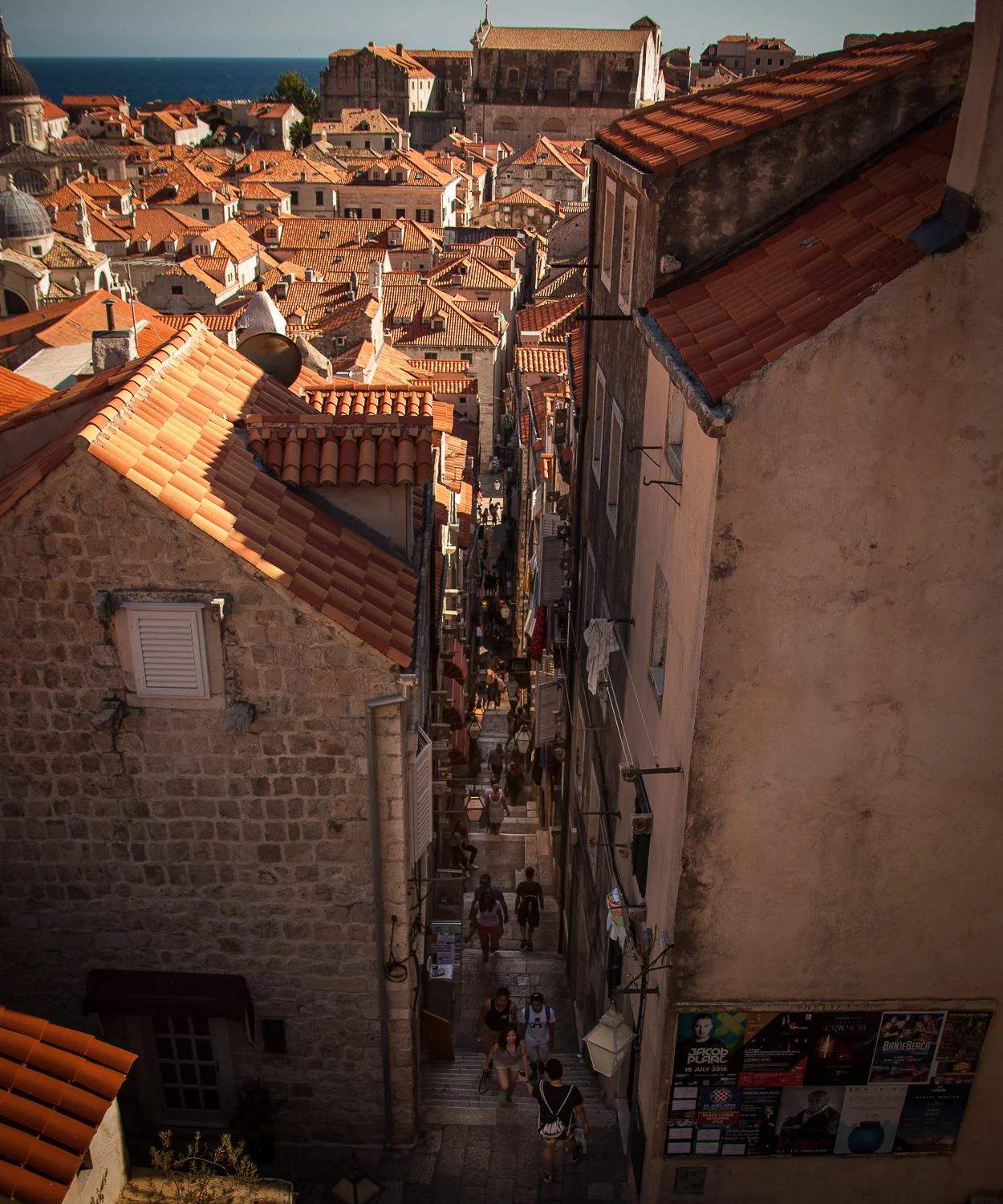 View of the old city from the walls