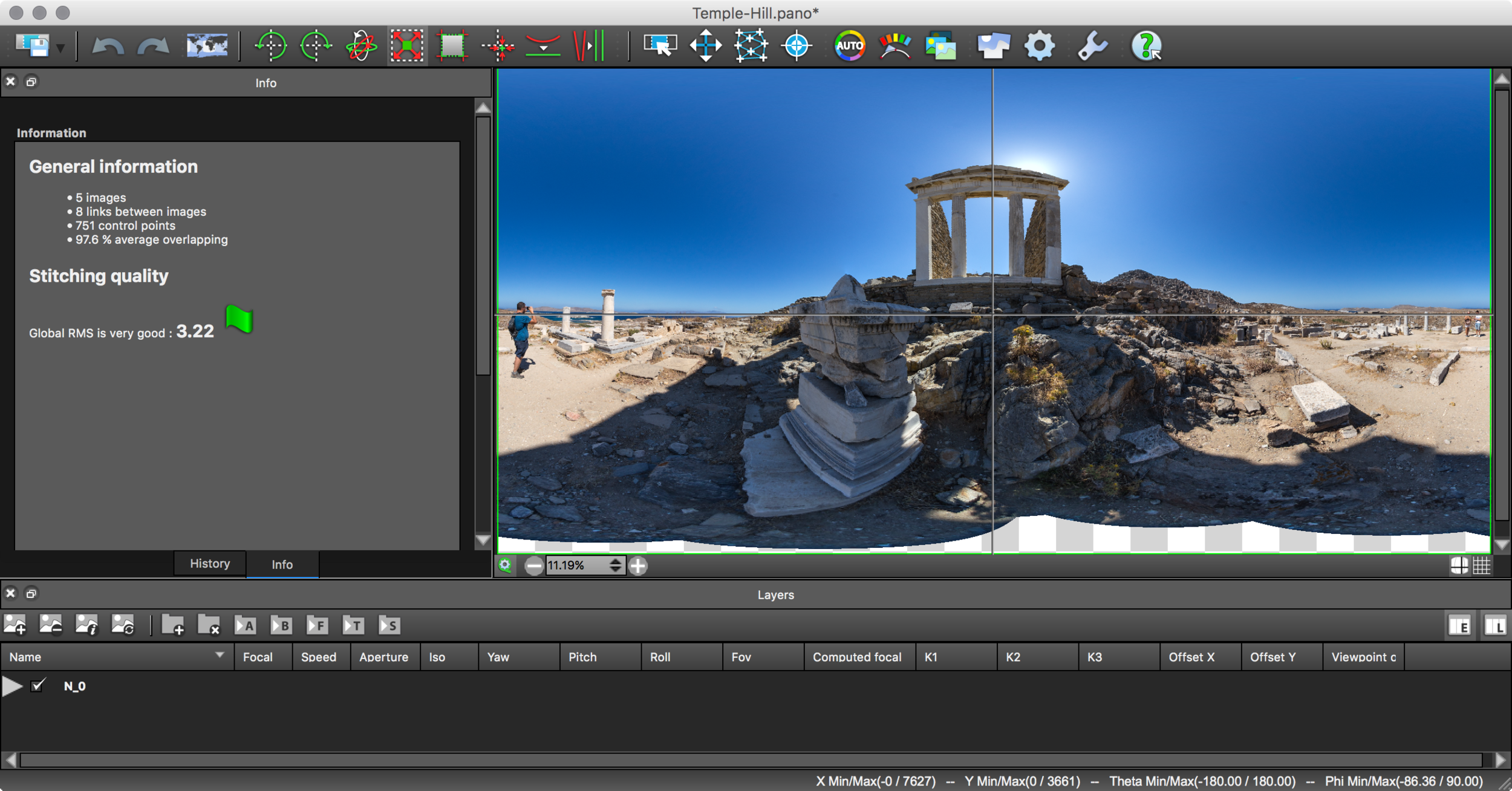 Edit window