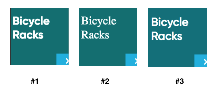Figure #1: Sample renderings across browsers