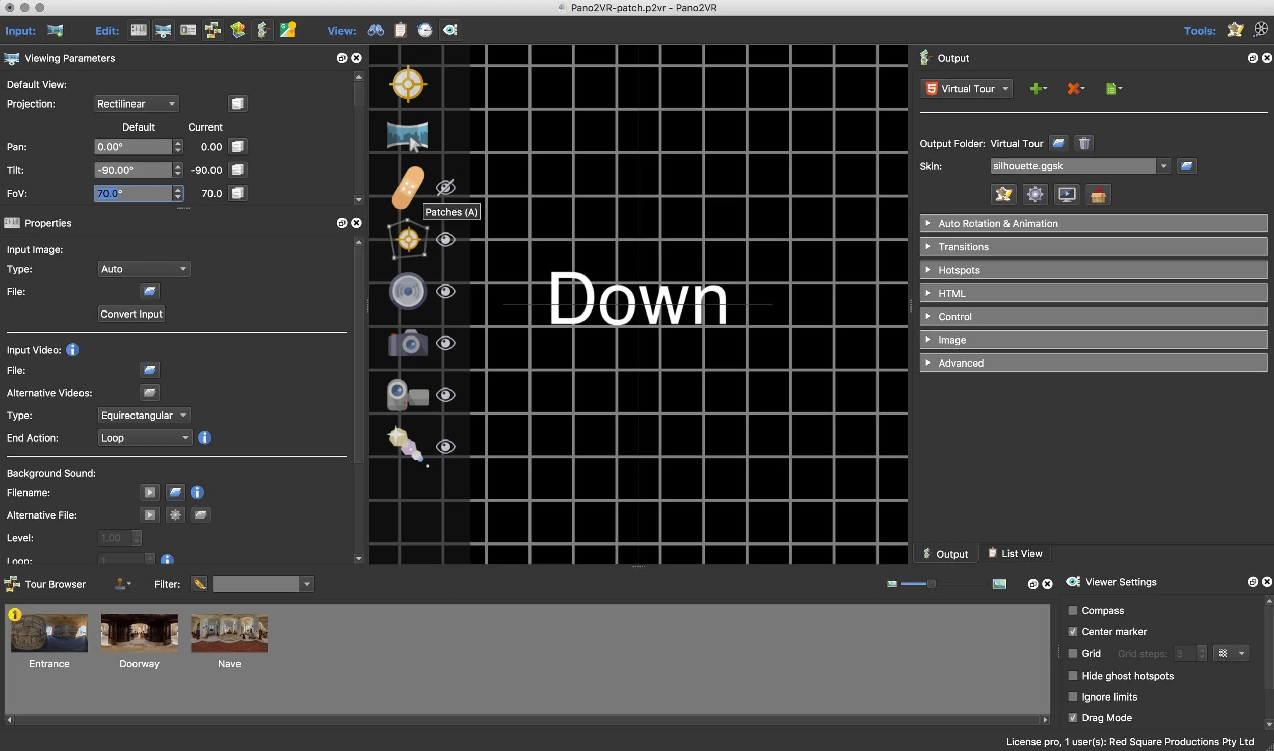 figure #7: Select "Patch" option