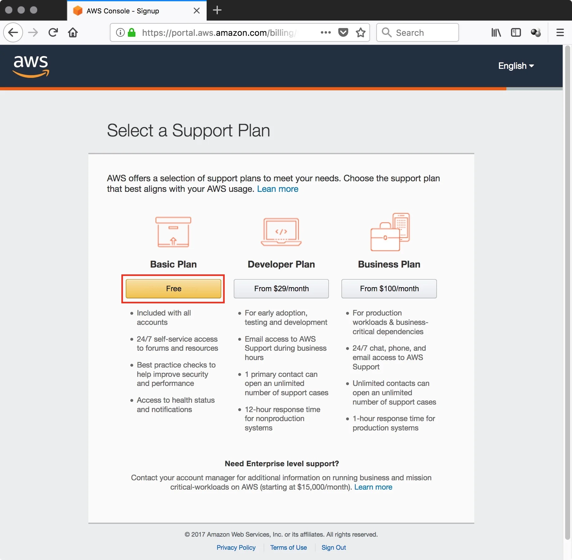 figure #8: Support Plans