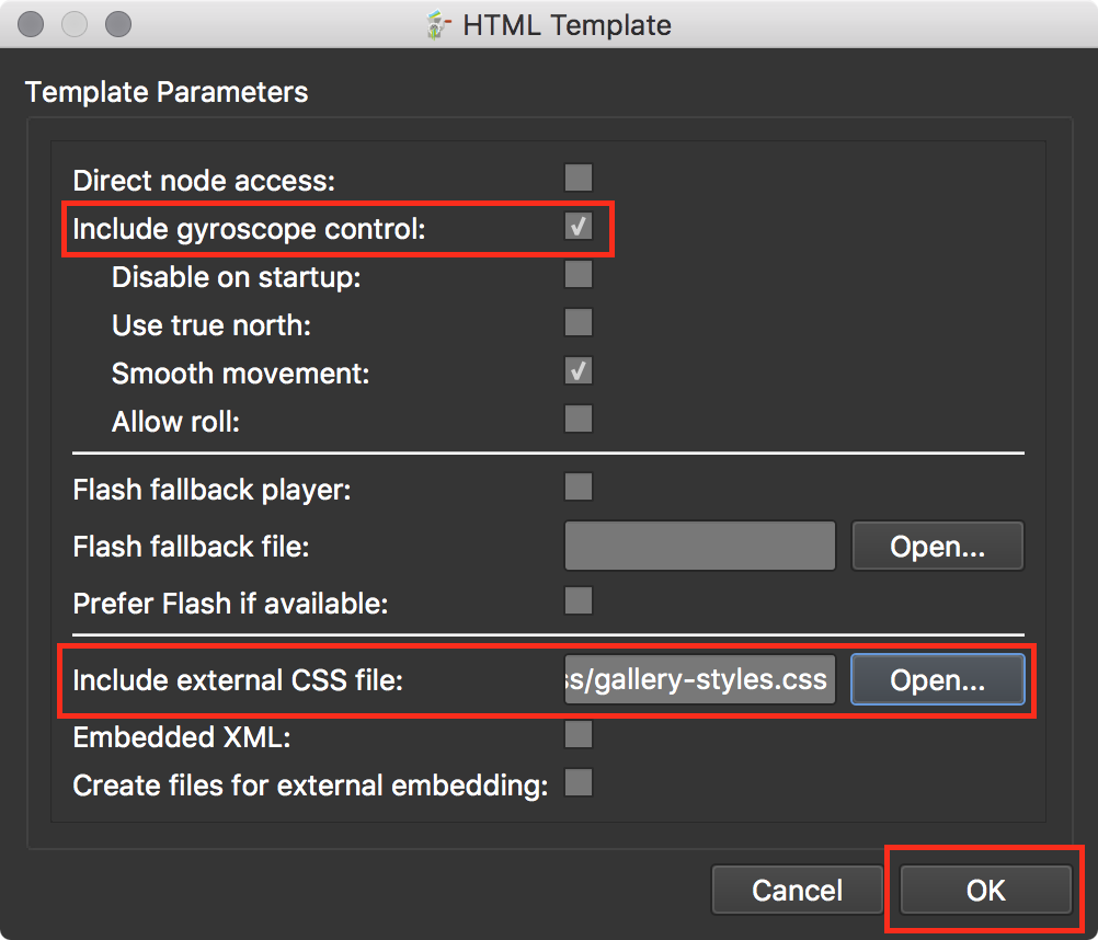 figure #8: Template Parameters