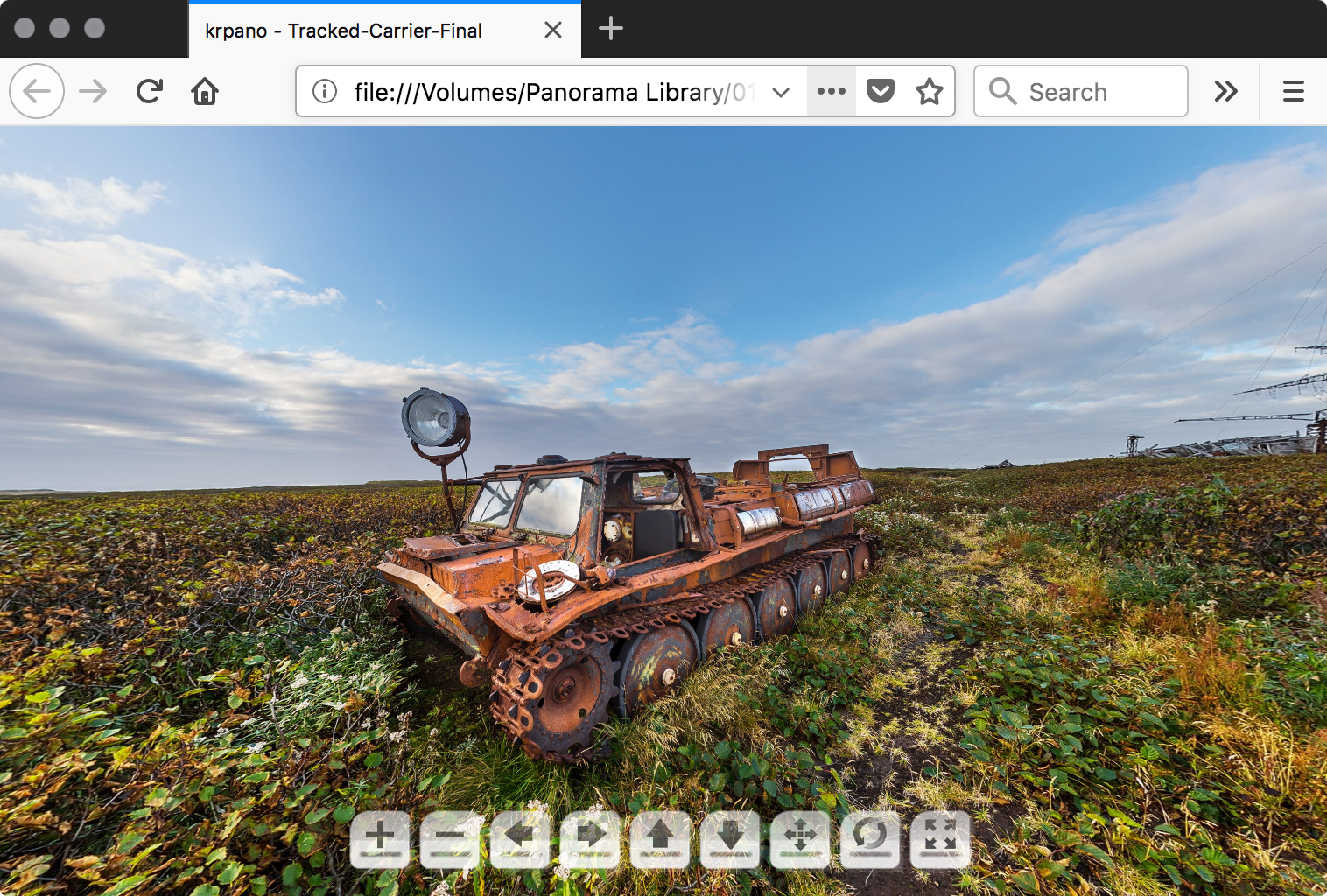 Output viewed in Firefox