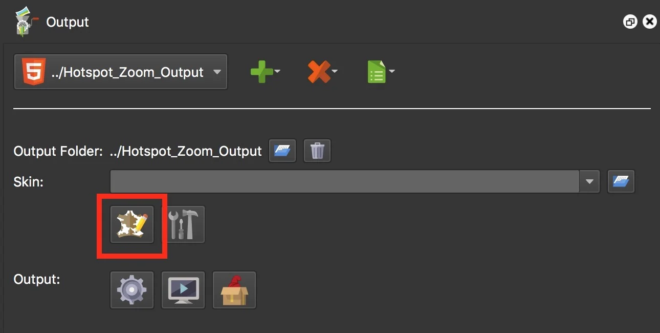 Figure #10: Edit Skin button