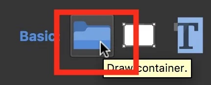 Figure #28: Select Draw container