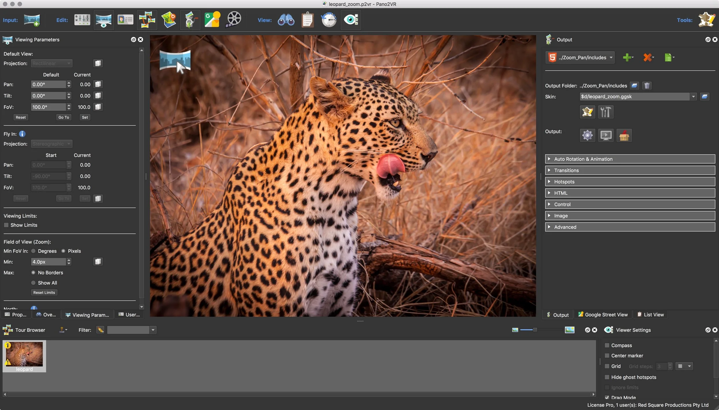Figure #3: Default View applied