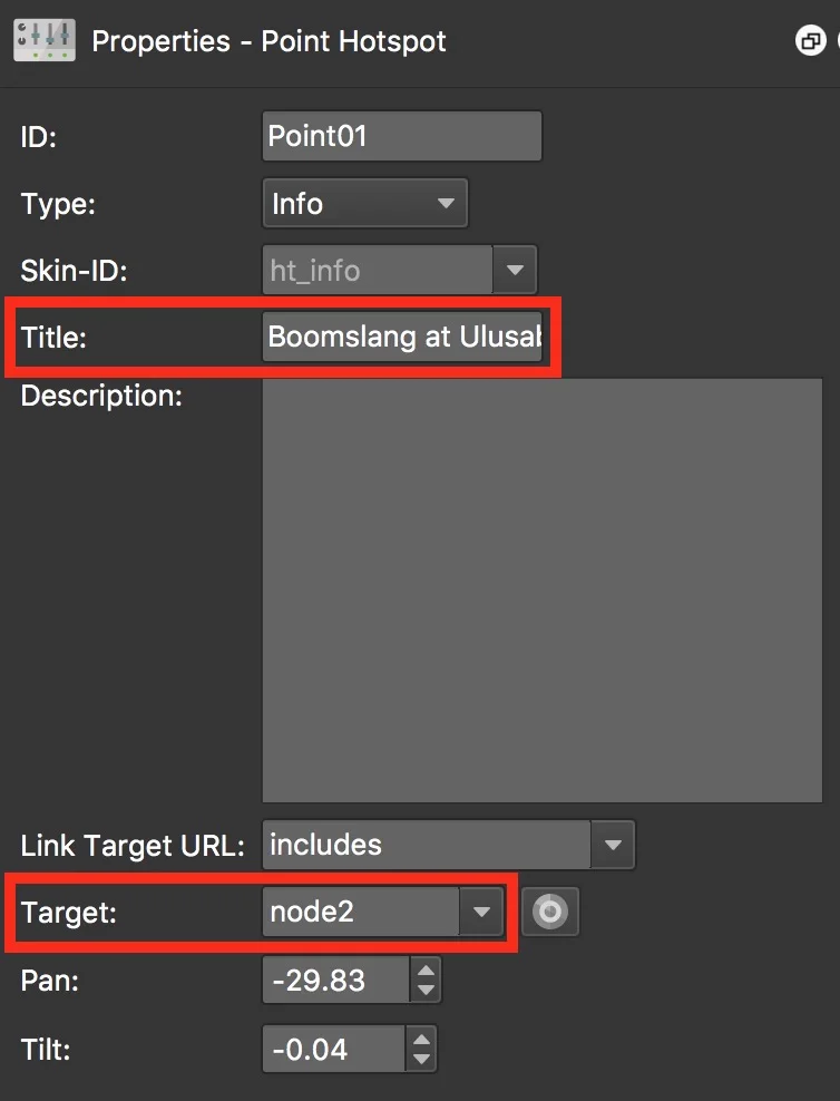 Figure #6: Updated Properties for the Boomslang Point Hotspot