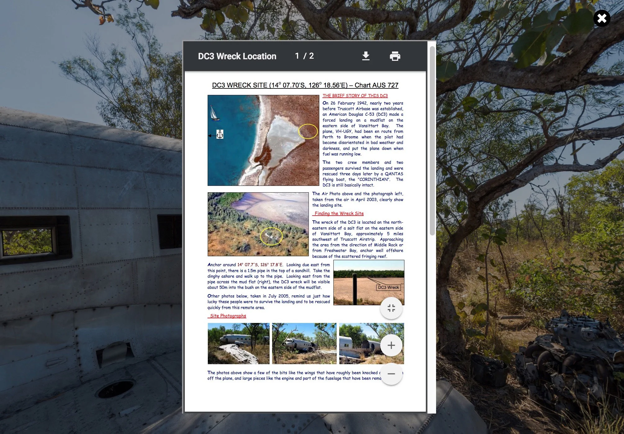 Auto Resizing PDF in a Hotspot Popup